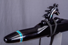 Nigerian Ebony Native American Flute, Minor, Mid G-4, #K5IA